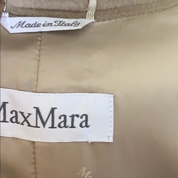 Max Mara wool & cashmere Full length tan coat - Picture 9 of 12